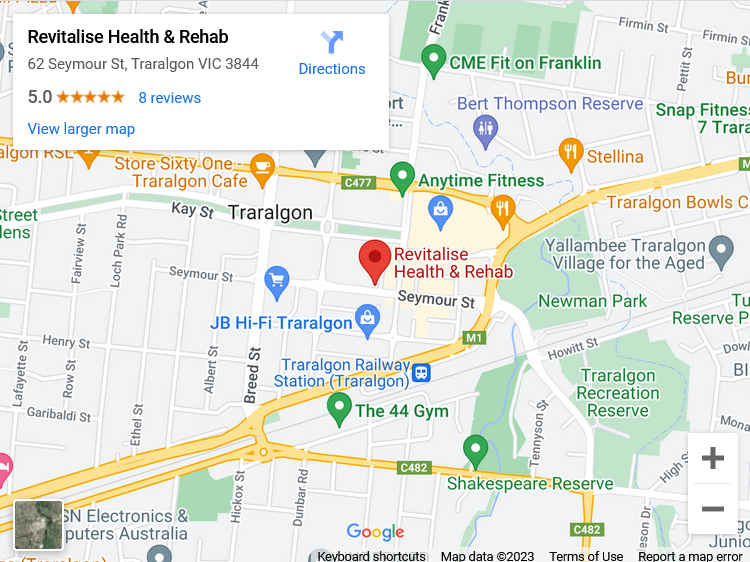 Revitalise Health & Rehab - 62 Seymour St, Traralgon Victoria 3844